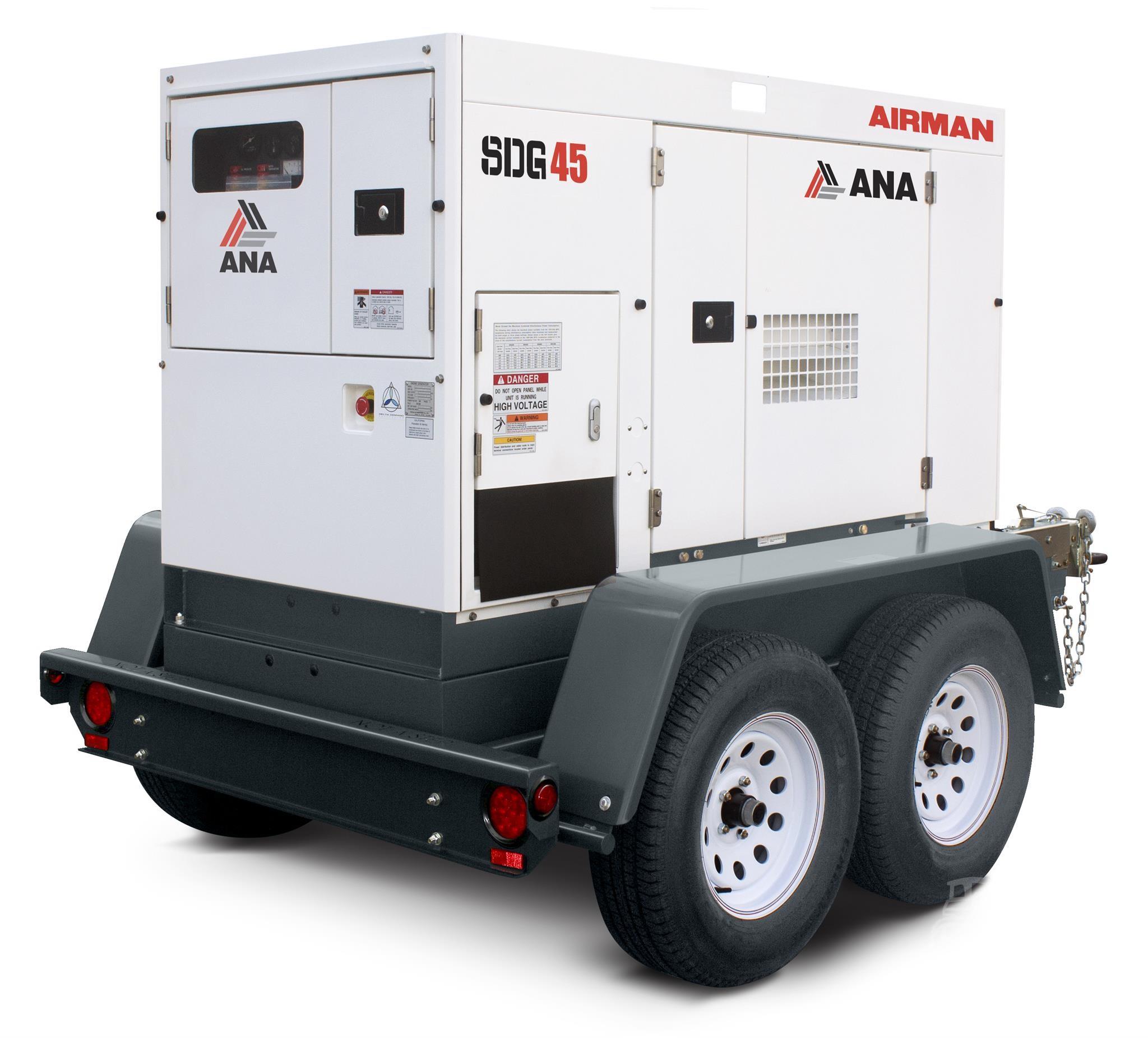 Rental store for generator towable 36kw 45kva in Snohomish County